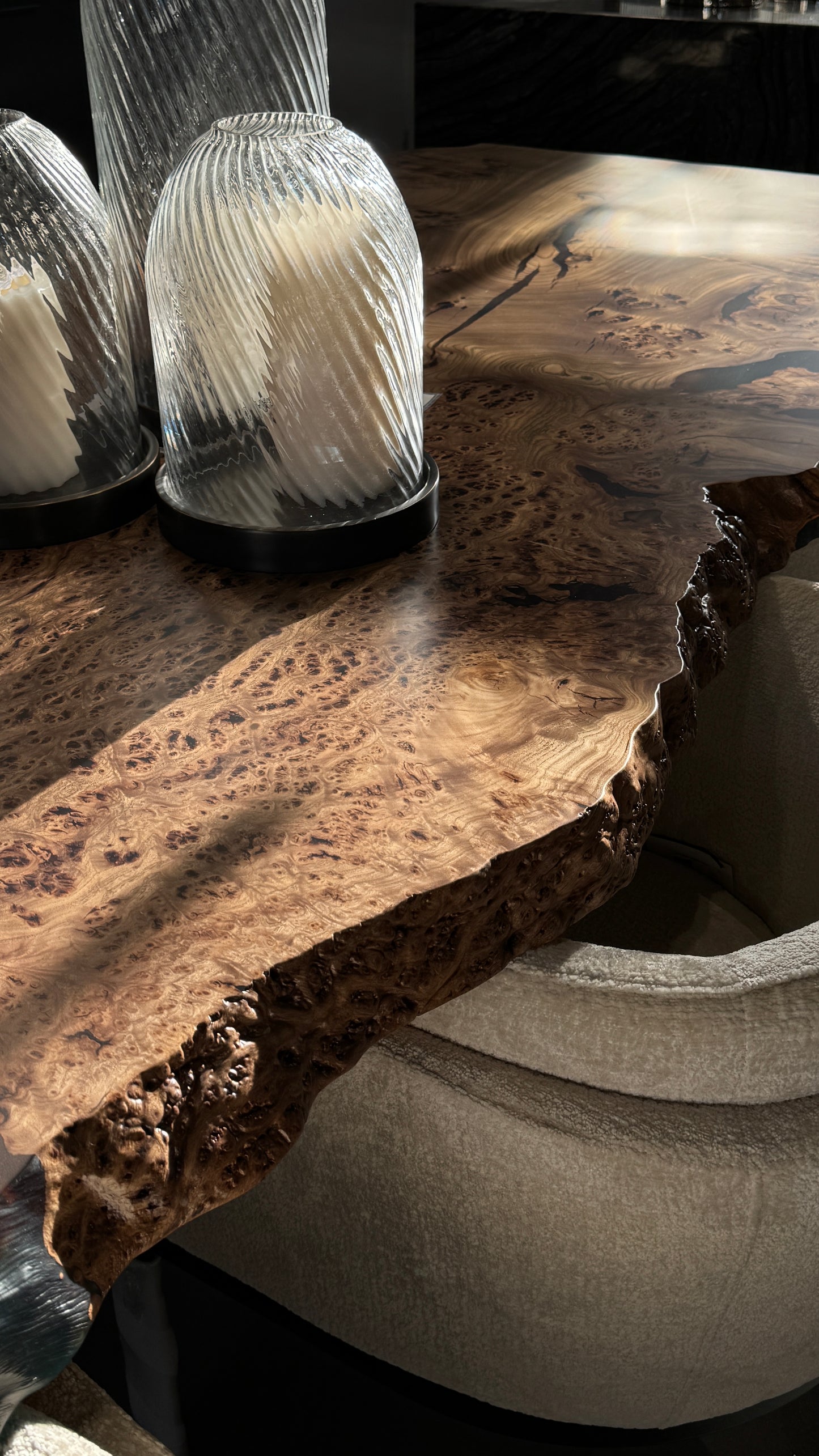 Table à manger Émeraude Majestueuse
