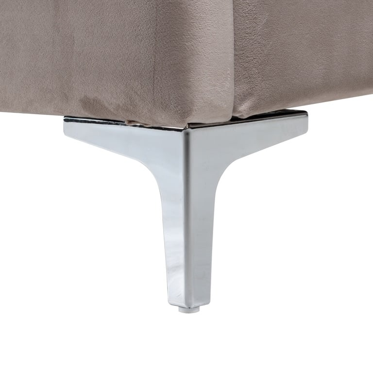 Bed Belmond 180x200 excl. Mattress (Quartz Khaki 903)