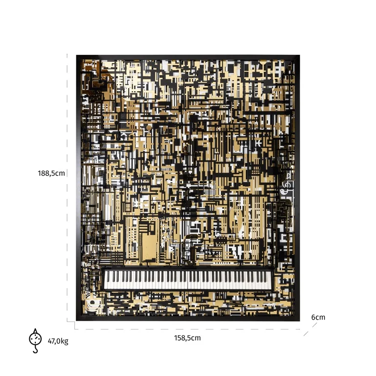 Wall art Piano Wibi