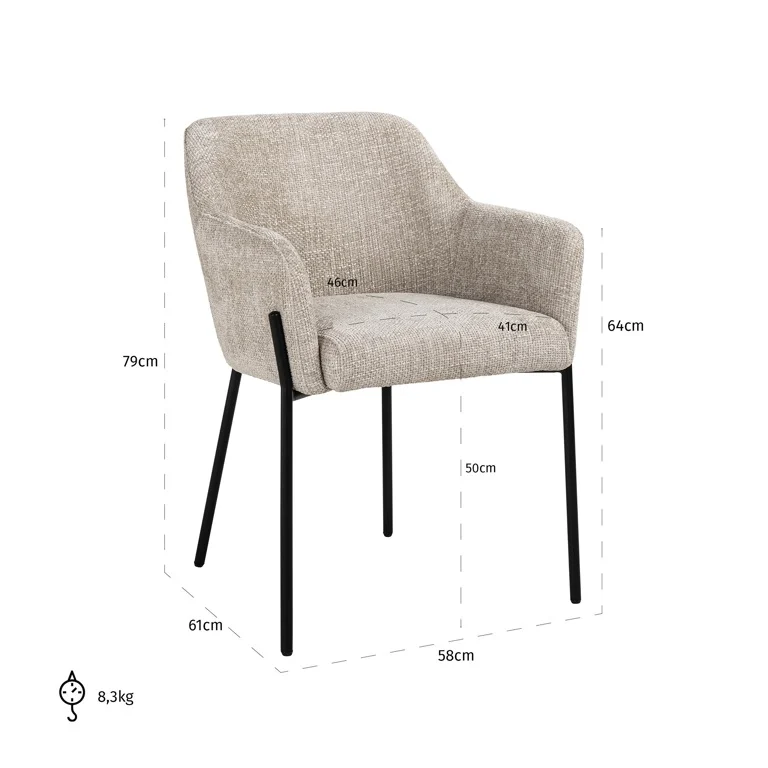 Chaise Fay renégat naturel