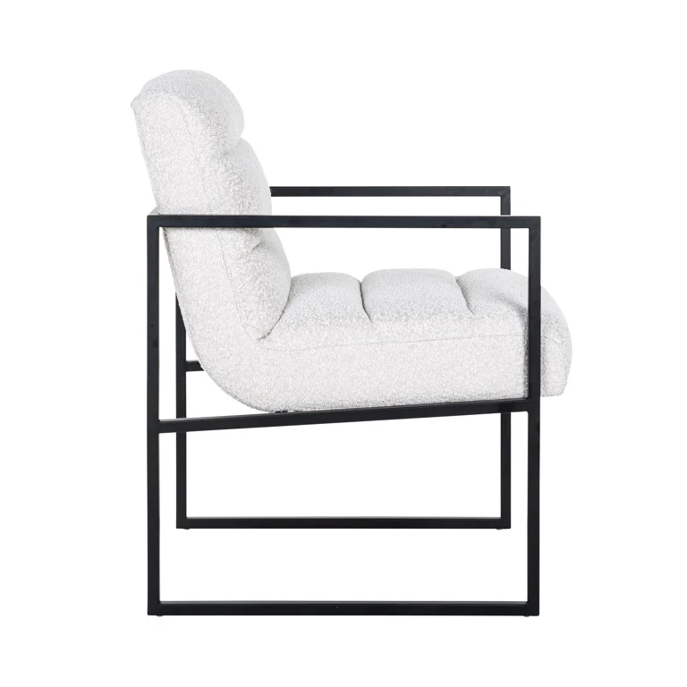 Chair Lizzy White Bouclé