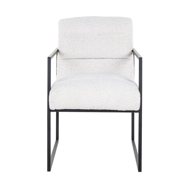 Chair Lizzy White Bouclé