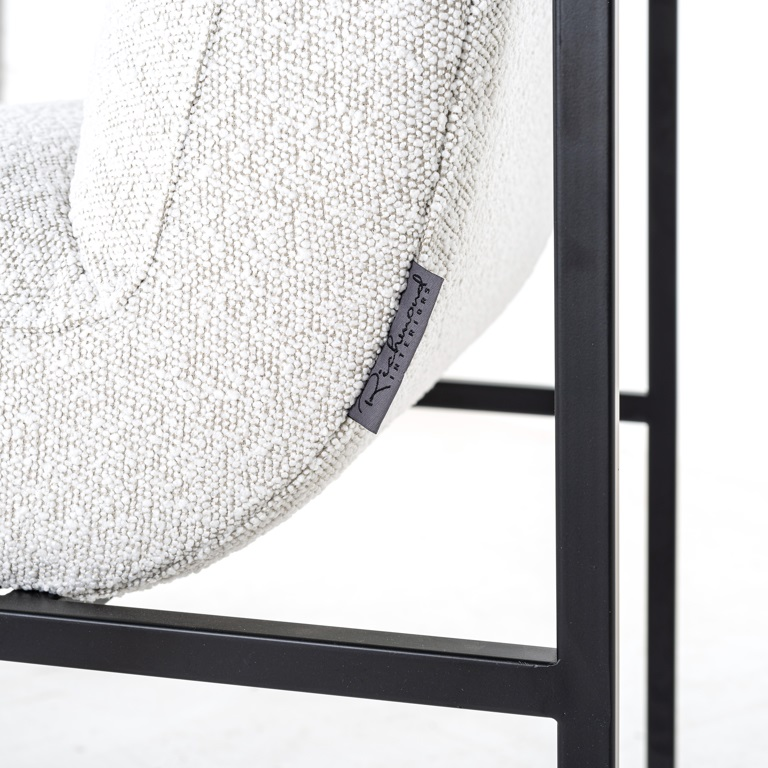 Chair Lizzy White Bouclé