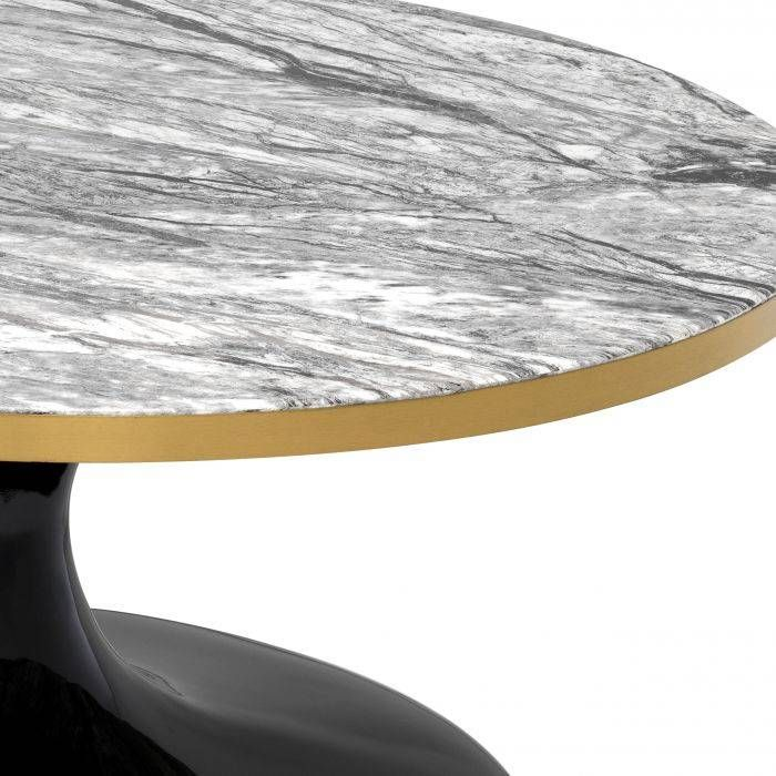 Table basse Parme en faux marbre gris