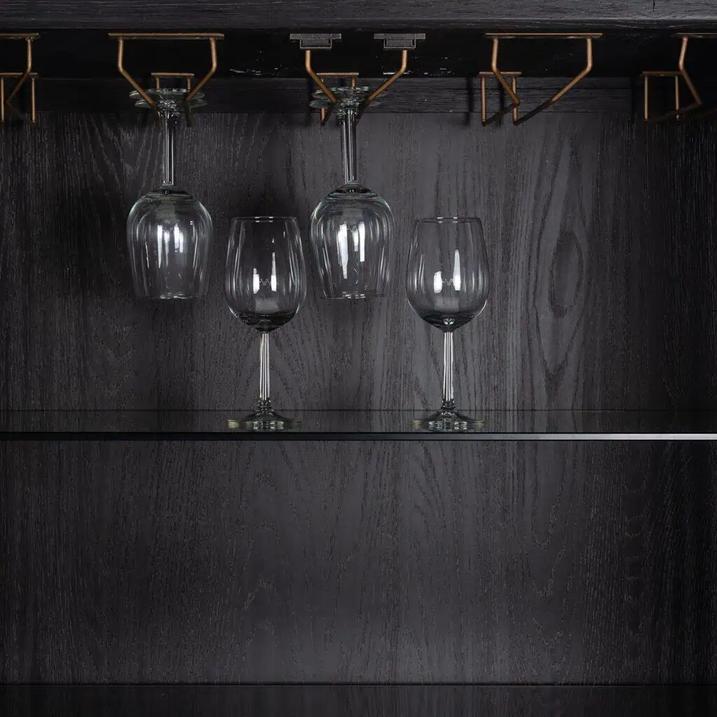 Armoire de bar Bloomville 2-portes (Gold)