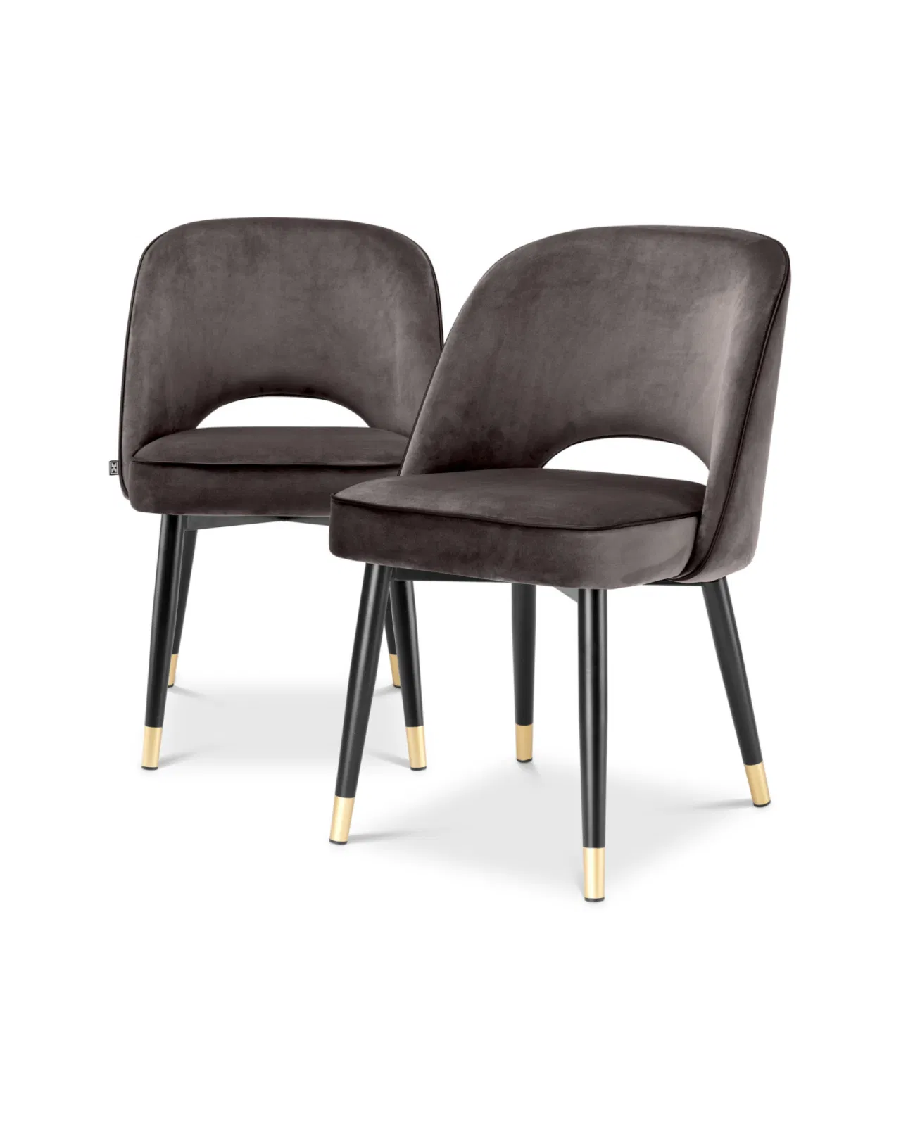 Chair Cliffv savona grey velvet