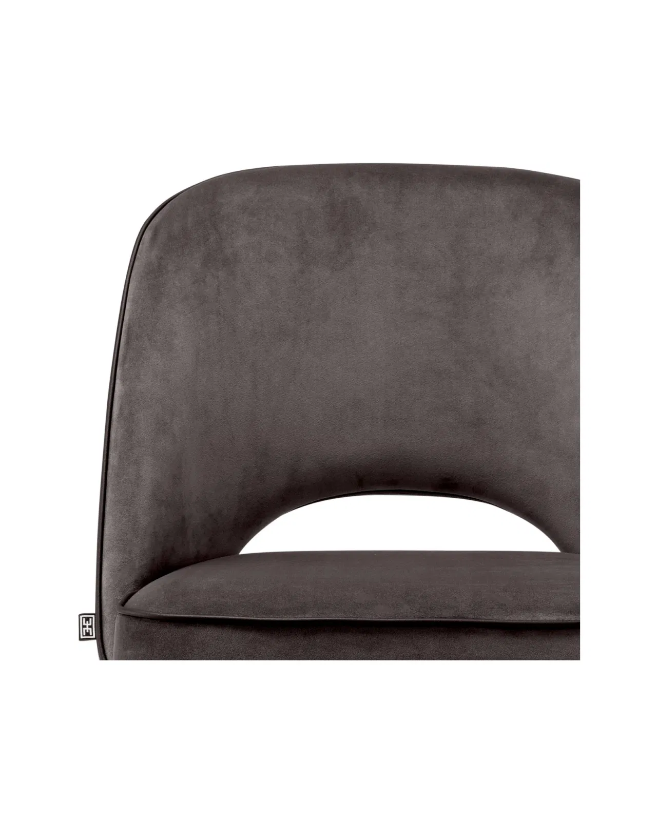 Chair Cliffv savona grey velvet