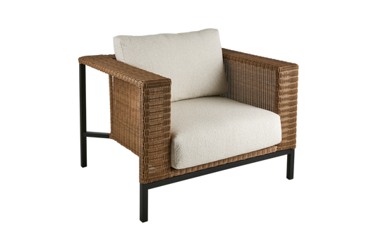Fauteuil Shell Rustique/Teddy Rice