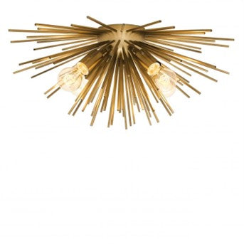 Plafonnier Boivin matte brass finish