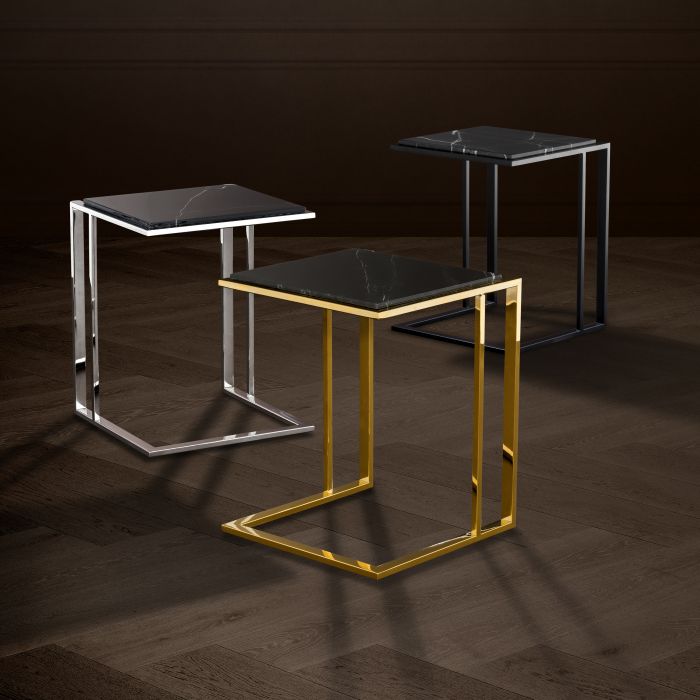 Table d'appoint Cocktail finition or