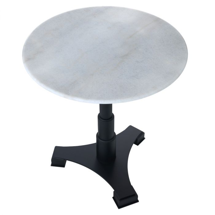 Table de bar Mercier marbre blanc