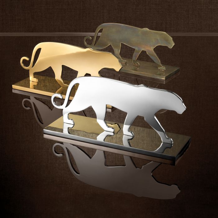 Objet Panther Silhouette nickel