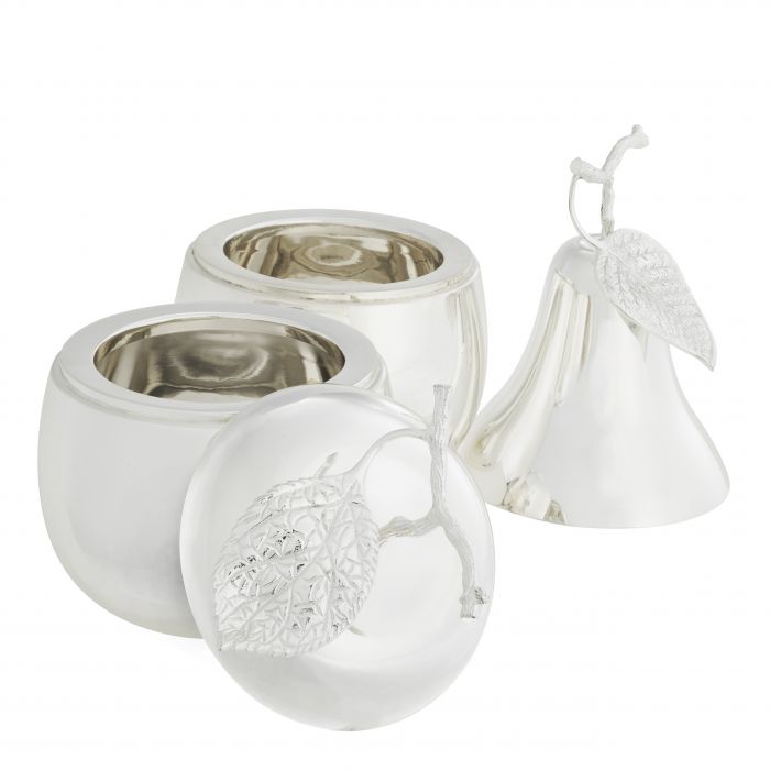 Boîte Pomme & Poire argentée