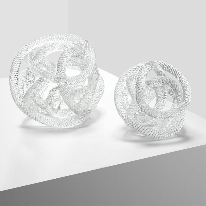 Accessoire de bureau Dominico verre clair L