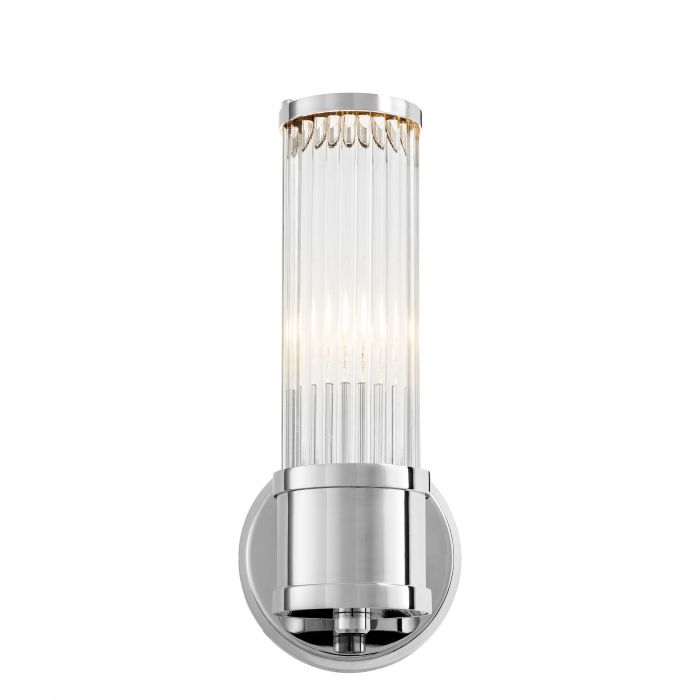 Applique Claridges Single finition nickel