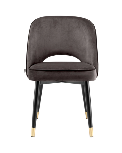 Chair Cliffv savona grey velvet