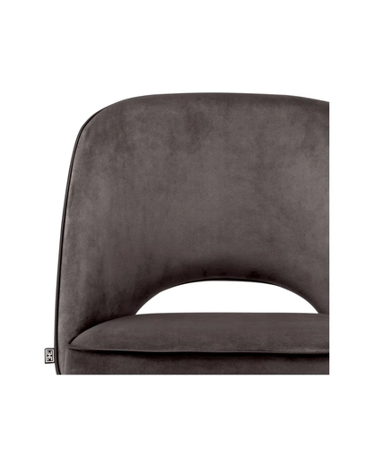 Chair Cliffv savona grey velvet