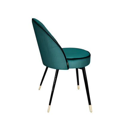 Dining chair Cooper Roche turquoise velvet