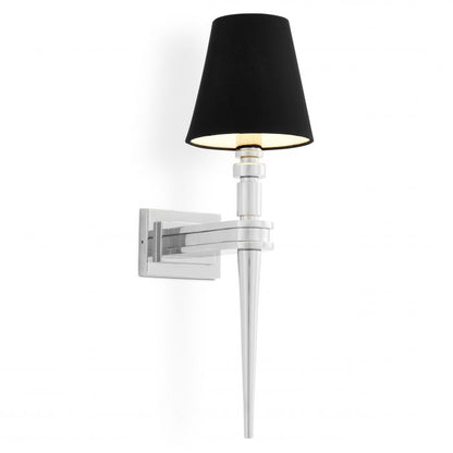 Wall-Lamp-Waterloo-Single-nikel-finish-incl-shade