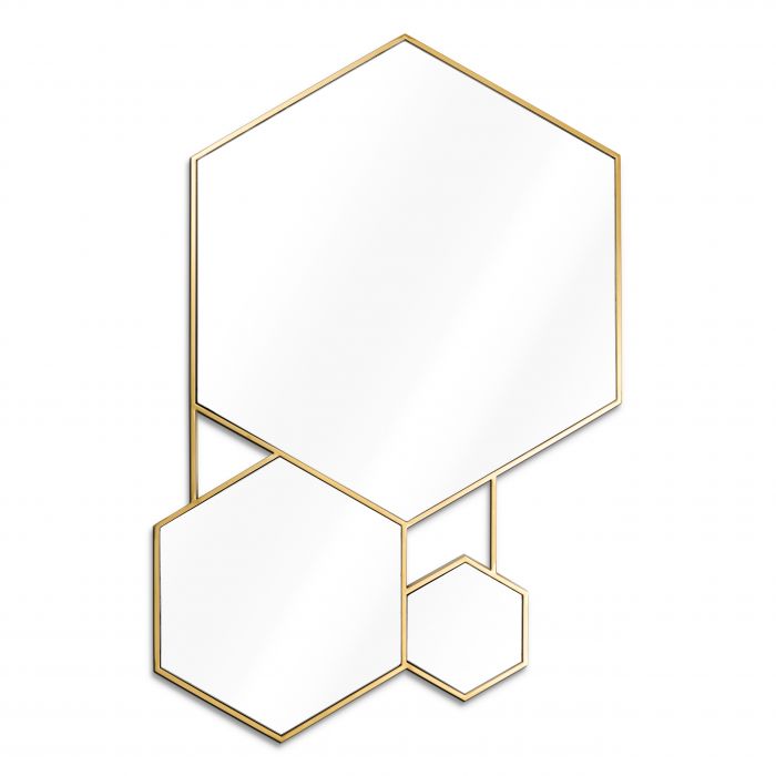 Miror-Hexa-gold-finish