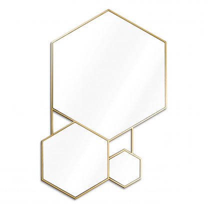 Miror-Hexa-gold-finish