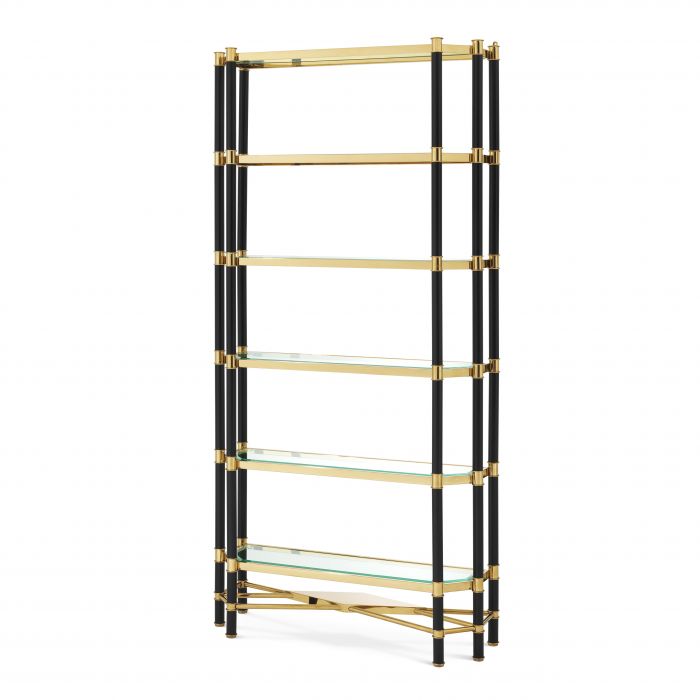 Cabinet-Florence-gold-&-black-finish