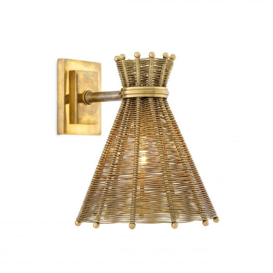 Wall-Lamp-Kon-Tiki-vintage-brass-finish