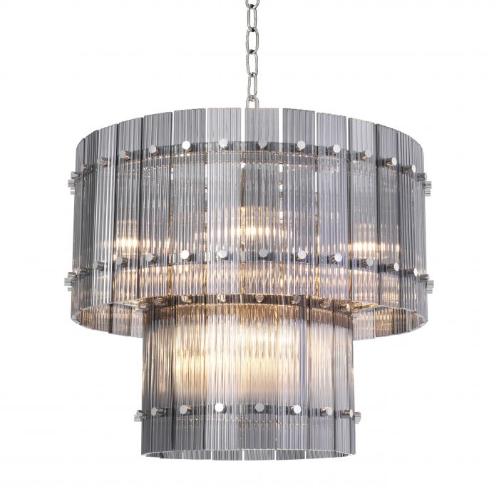 Chandelier-Ruby-S-nockel-finish-smoke-glass