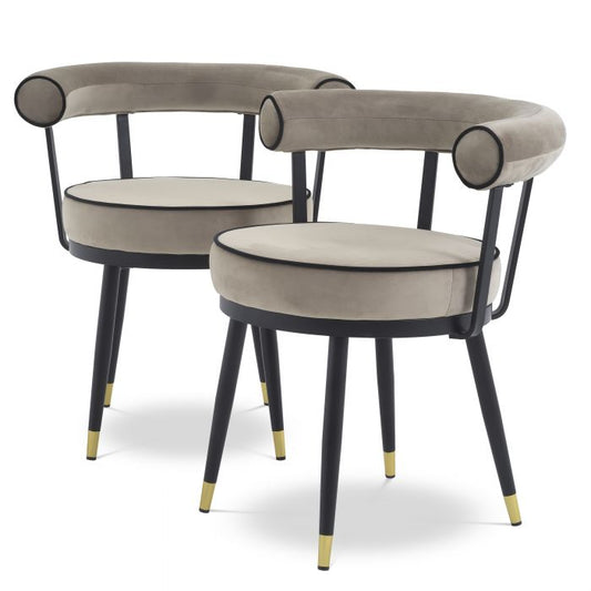 Vico dining chair set of 2 pieces