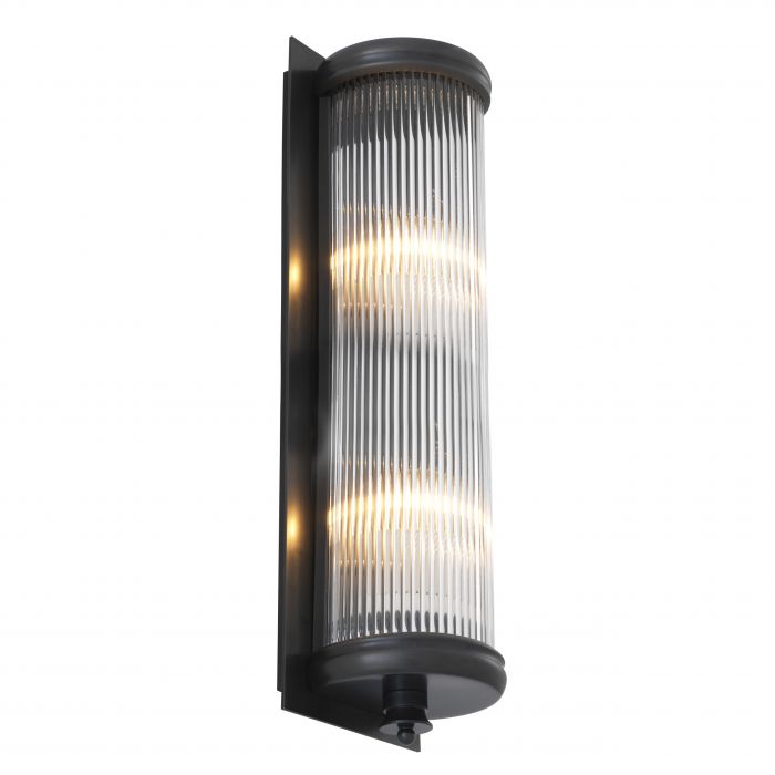 Glorius L wall light bronze finish