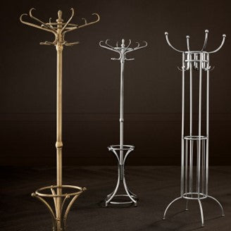 Coatrack Kent antique brass finish